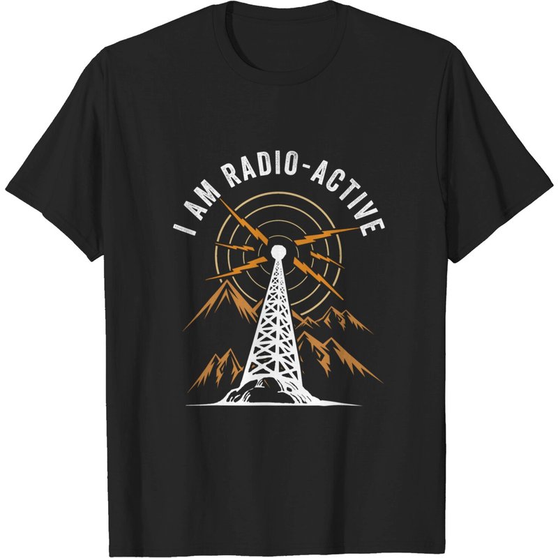I'm Radio Active Antenna Tower Ham Radio Operator T-Shirt — Mens T Shirts