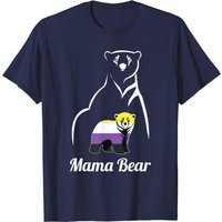 LGBTQ Non-Binary Mama Bear Pride T-Shirt for Men — Mens T Shirts