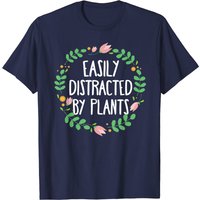 T-shirt de jardinage "Easily Distracted By Plants" pour hommes