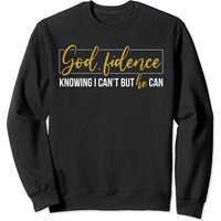 Sweat à capuche Godfidence avec design de confiance en Dieu