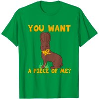 T-shirt de Pâques avec phrases amusantes pour adolescents - Meme du lapin en chocolat