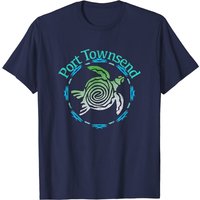 T-shirt Vintage Tortue Tribale de Port Townsend, WA pour Hommes
