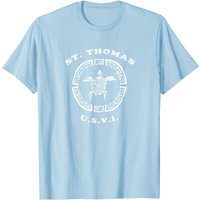 St. Thomas USVI Vintage Tribal Turtle T-Shirt for Men