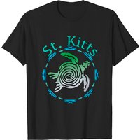 St. Kitts Vintage Tribal Turtle T-Shirt for Men
