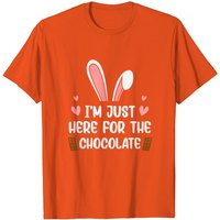 T-shirt de Pâques avec Lapin Mignon et Chocolat pour Hommes — T-shirts pour hommes