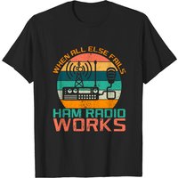 T-shirt Vintage Ham Radio Works pour hommes — T-shirts pour hommes