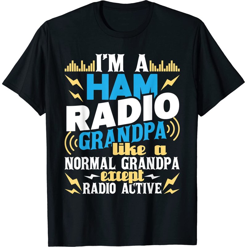 T-shirt Ham Radio Grandpa pour opérateurs — T-shirts pour hommes