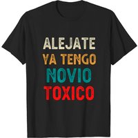 T-shirt I Have Toxic Girlfriend avec Citation Espagnole Amusante — T-shirts pour hommes