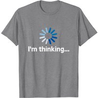 T-shirt I'm Thinking pour hommes - Noir