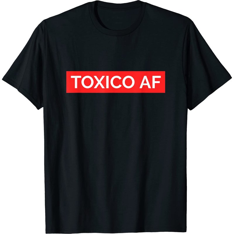 T-Shirt Toxica Mens Toxico AF Noir — T-shirts pour hommes