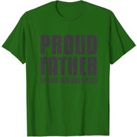T-shirt Fier Père pour Hommes - Cadeau pour Père de Deux Enfants — T-shirts pour hommes