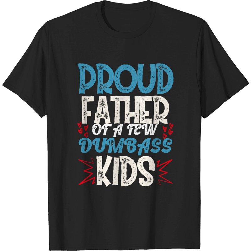 T-shirt Fier Père - Design Humoristique pour Papas — T-shirts pour hommes