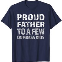 Proud Father T-Shirt for Men - Black