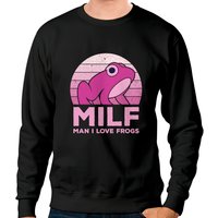 Sweat-shirt Cute Frog Stuff I Heart Milf Man I Love Frogs — Sweats à capuche pour hommes