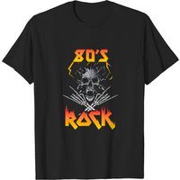 Faded 1980s Rock Roll T-Shirt for Men — Mens T Shirts