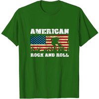 Faded 1980s Rock Roll T-Shirt for Men — Mens T Shirts