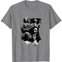 Bob Marley Quad Photo T-Shirt for Men