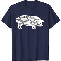 T-shirt Pig Parts Nourriture Filipine BBQ Pinoy Adobo Porc pour Hommes — T-shirts pour hommes
