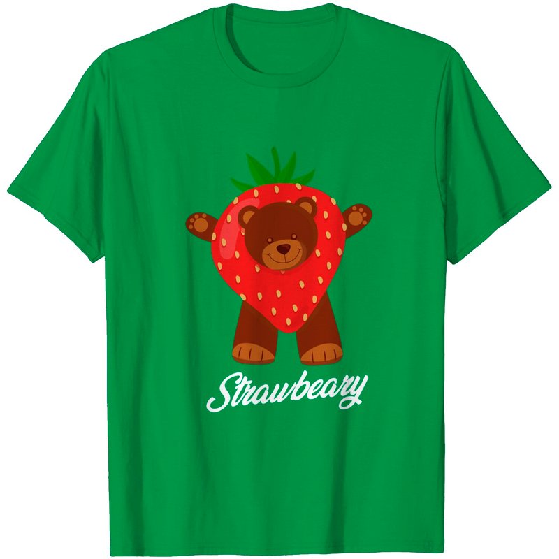 T-shirt pour hommes Strawbeary Grizzly Bear de la Saint-Valentin — T-shirts pour hommes