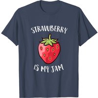 T-shirt drôle Fraise Est Mon Confiture pour Hommes