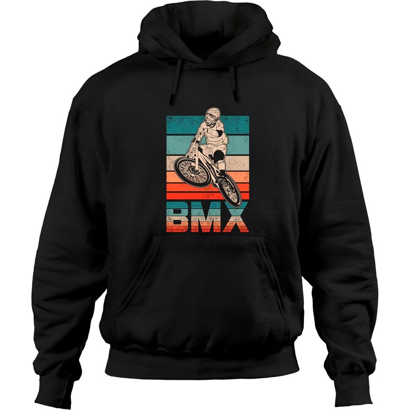 Hoodie Pullover pour Jeunes Fans de BMX Vintage — Sweats à capuche pour hommes