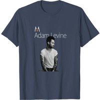T-Shirt Adam Levine Maroon 5 pour hommes en noir — T-shirts pour hommes