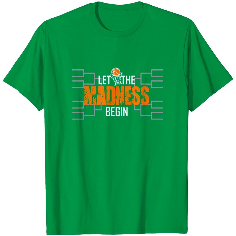 T-shirt Let The Madness Begin Basketball College March pour hommes — T-shirts pour hommes