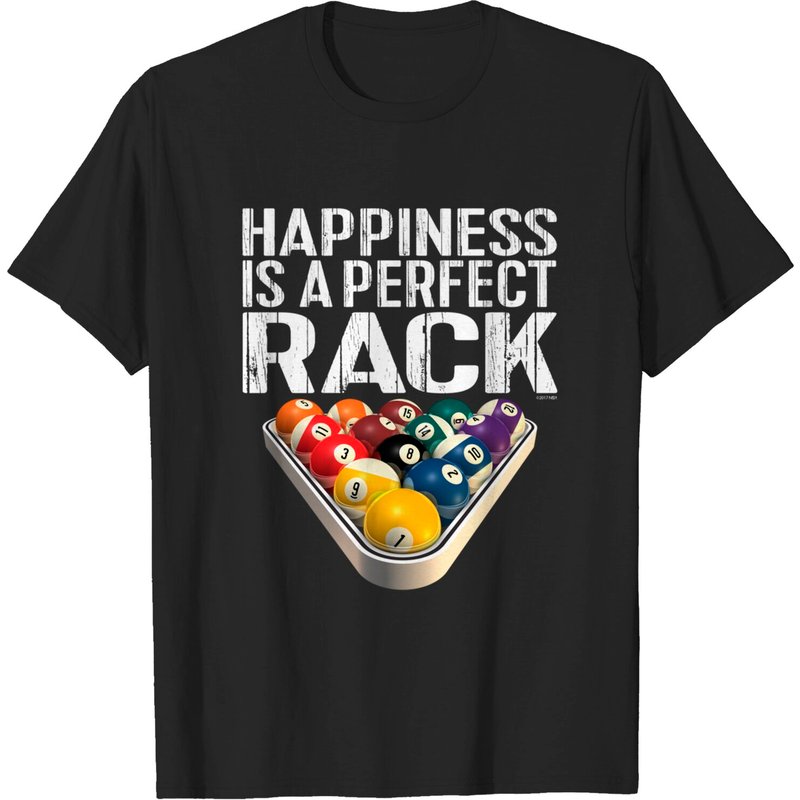 Perfect Rack Billiards Pool T-Shirt for Men — Mens T Shirts