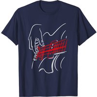 T-shirt pour hommes Bassiste de guitare acoustique — T-shirts pour hommes