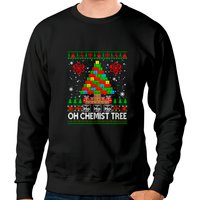 Oh Chemistry Tree Decor Periodic Table Sweatshirt for Unisex