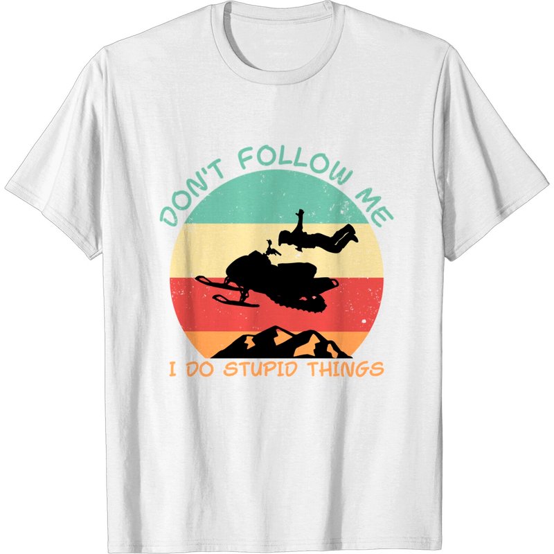 T-shirt Ne Me Suivez Pas, Je Fais Des Choses Stupides — T-shirts pour hommes