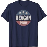 T-shirt Vintage Ronald Reagan 1980 pour hommes