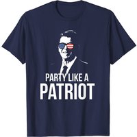 T-shirt Patriote Ronald Reagan Party Like A Patriot pour hommes