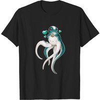 T-shirts pour hommes Subnautica Cuddlefish en noir