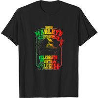 T-shirts d'anniversaire de Bob Marley pour hommes