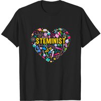 T-shirt Steminist Rights Physics Science Saint-Valentin 2022 pour hommes — T-shirts pour hommes