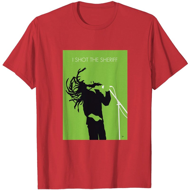 T-shirts pour hommes Bob Marley en noir — T-shirts pour hommes