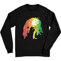 Bob Marley Art Long Sleeve T-Shirt for Unisex — Mens T Shirts