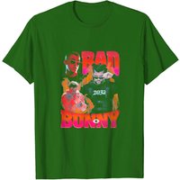 Bad Bunny Fuego Reggaeton Vintage Style T-Shirt for Men — Mens T Shirts