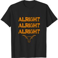 T-shirt Texas Pride Alright pour hommes en noir
