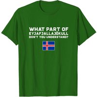T-shirt Funny Volcano Iceland pour hommes — T-shirts pour hommes