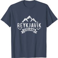 T-shirt Vintage Reykjavik Island pour hommes — T-shirts pour hommes