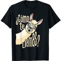 T-shirt Llama Alpaca Como Te Llamas pour hommes — T-shirts pour hommes