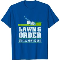 T-Shirt Lawn & Order Cadeau de Blague sur le Paysagisme pour Hommes — T-shirts pour hommes