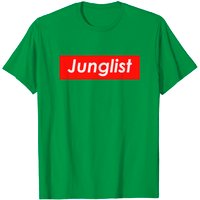 T-shirt Junglist Drum and Bass pour hommes en noir — T-shirts pour hommes
