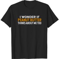 Peanut Butter Lovers T-Shirt for Men in Black