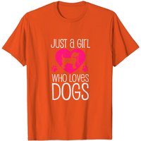 Juste une fille qui aime les chiens T-shirt pour hommes — T-shirts pour hommes