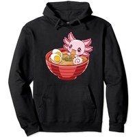 Hoodie Unisexe Ramen Axolotl Anime Kawaii