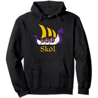 Hoodie Skol Sweatshirt Nordique Scandinave Vikings Bateau — Sweats à capuche pour hommes