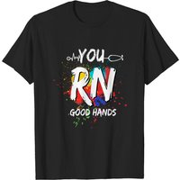 T-shirt Super-héros des Infirmiers You RN Good Hands pour Hommes — T-shirts pour hommes